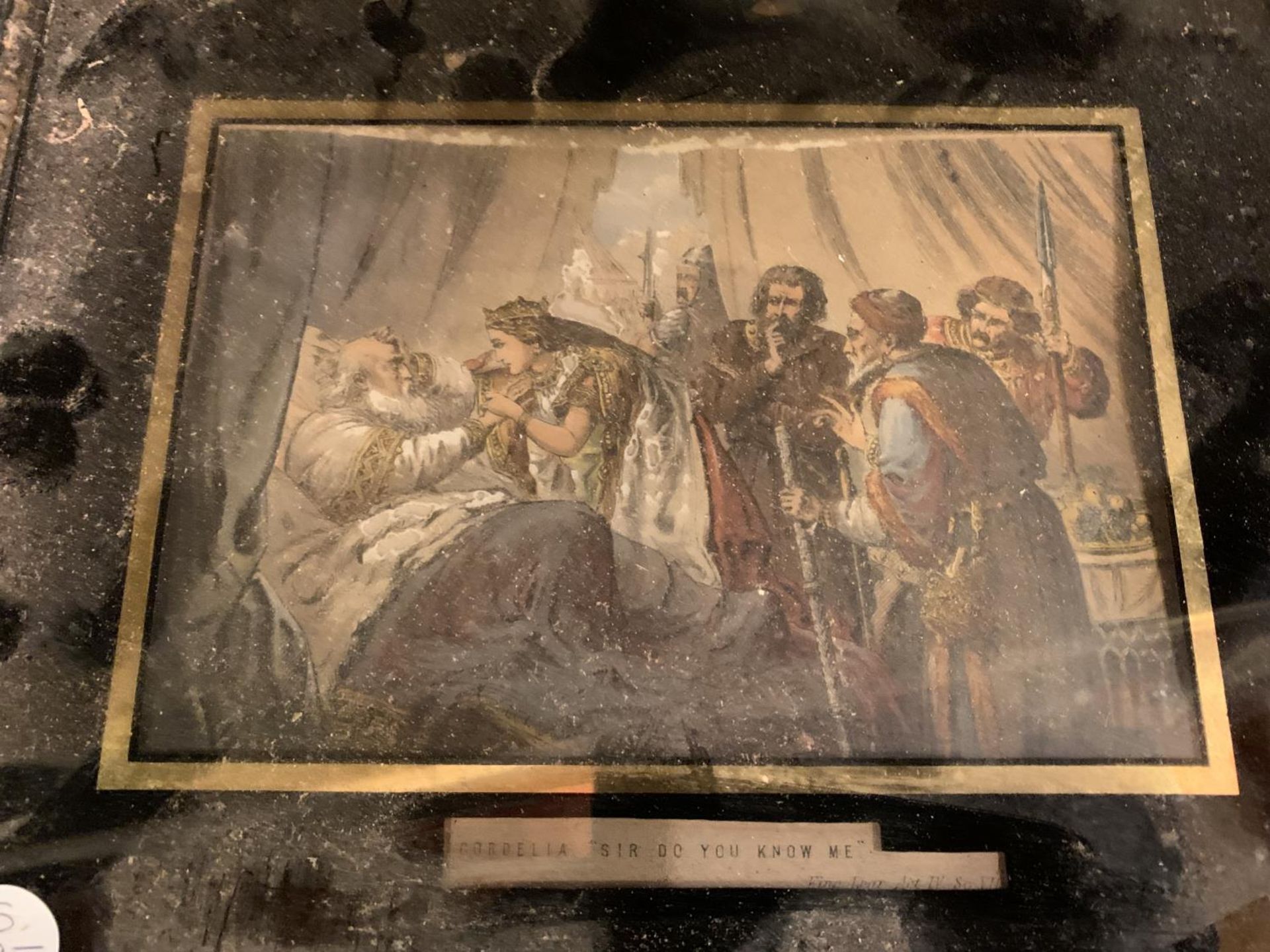 SIX FRAMED PRINTS OF SHAKESPERIAN SCENES TO INCLUDE THE MERRY WIVES OF WINDSOR AND KING LEAR - Image 7 of 7
