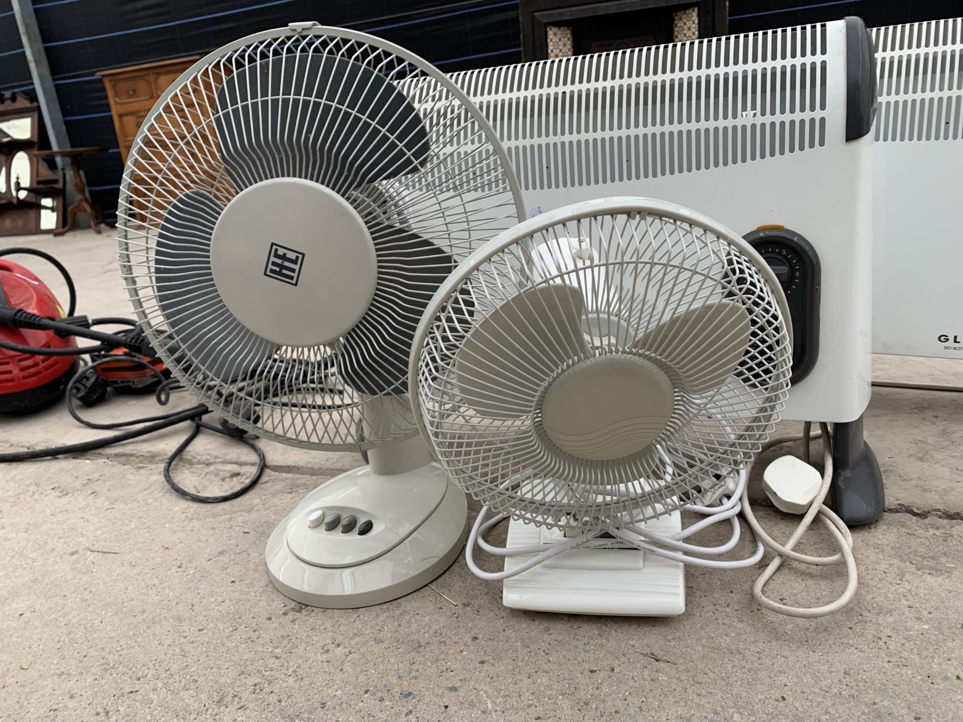 TWO GLEN HEATERS AND TWO FANS - Image 4 of 4