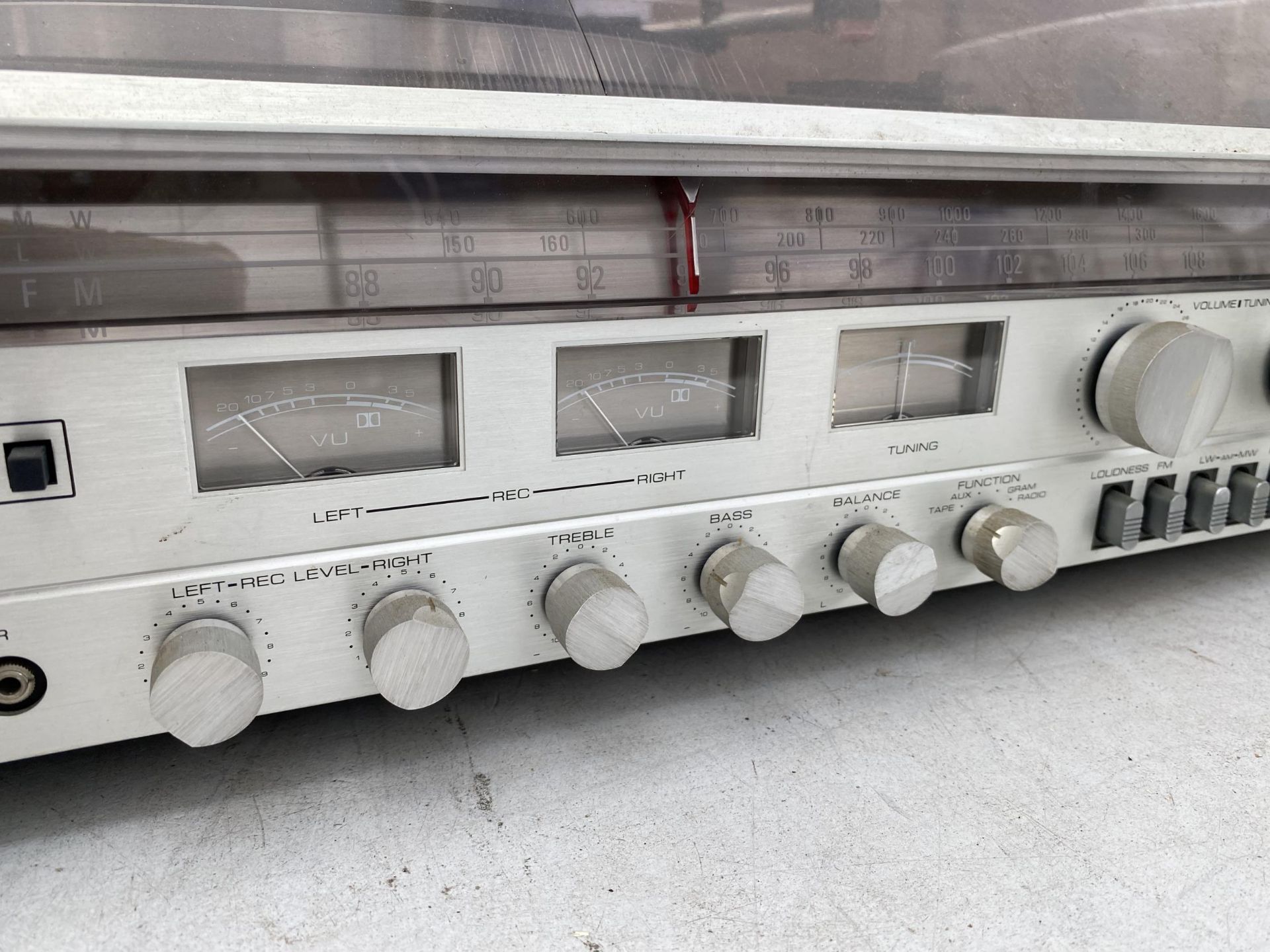 A CASED SAKAI RECORD DECK WITH TUNER AND TAPE DECK - Image 3 of 3