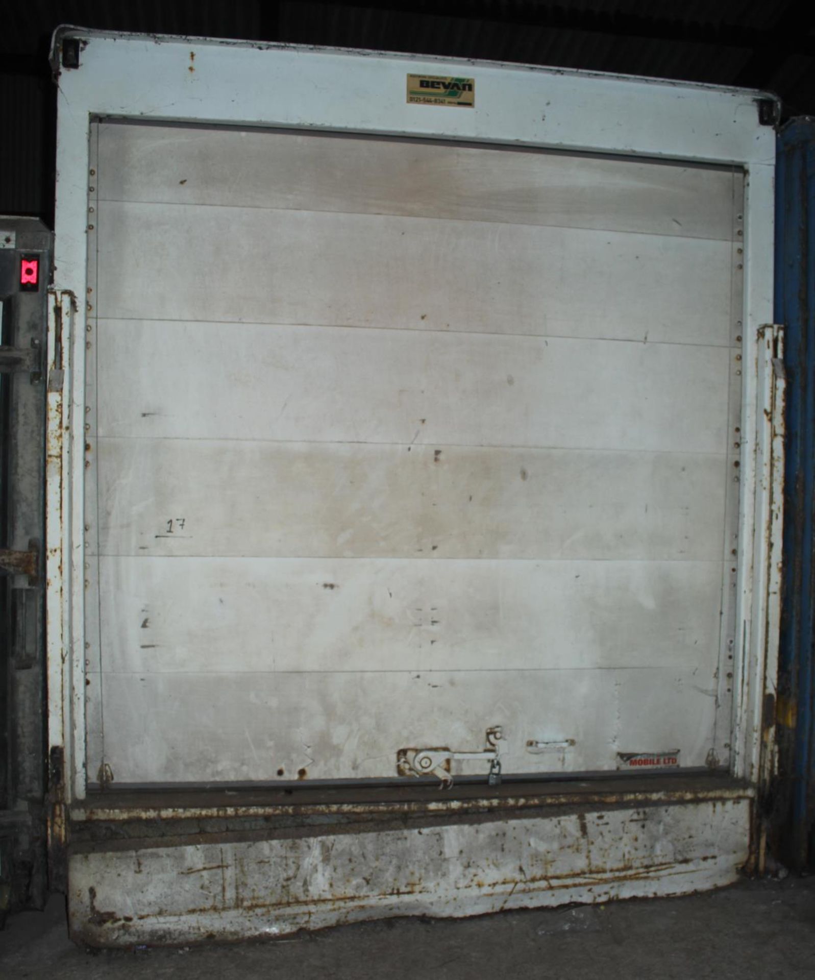 TWO LORRY BODIES 1X20' LONG 7'7 WIDE 7'7" HIGH 1X20'2" LONG 7'11" WIDE 3" WIDE (BARN DOORS) STORED