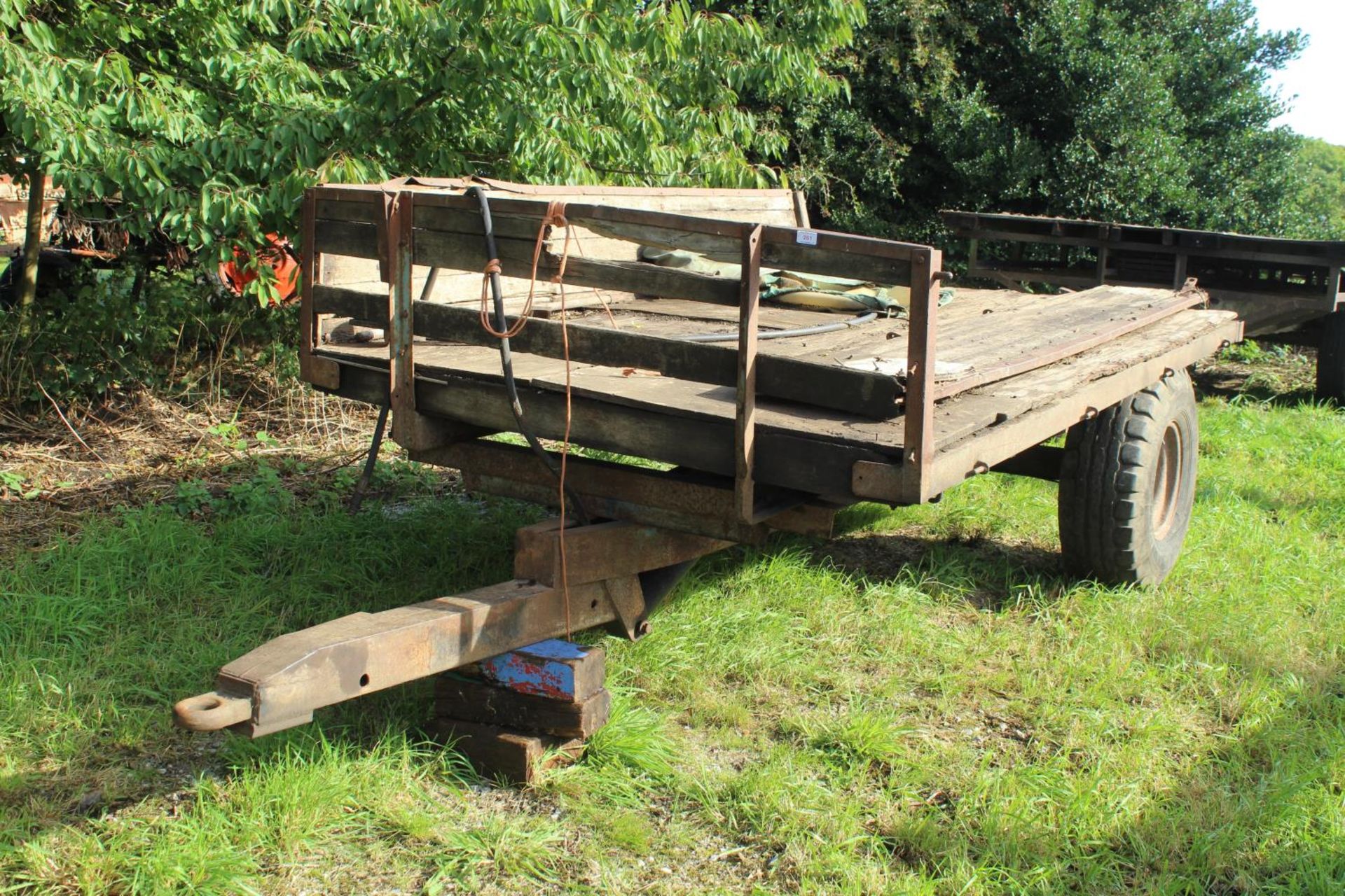 A TRACTOR TRAILER 10' LONG