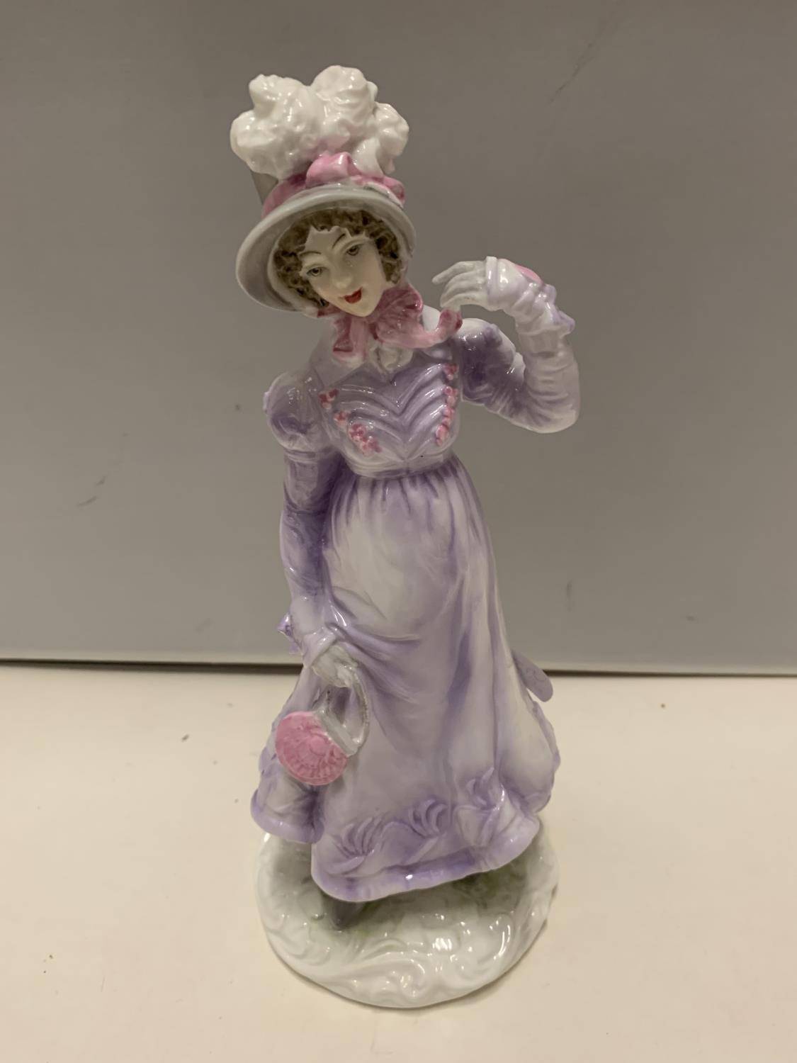 THREE ROYAL WORCESTER FIGURINES TO INCLUDE GRANDMAS BONNET, LULLABY AND A LIMITED EDITION WALKING - Image 6 of 7