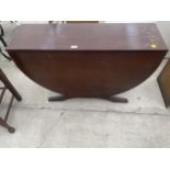 A MODERN DROP LEAF DINING TABLE