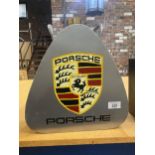 A PORSCHE PETROL CAN HEIGHT 34 CM