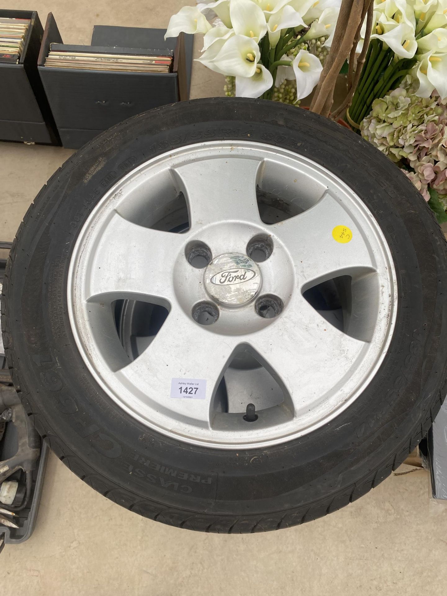 FOUR FORD WHEELS WITH ARROWSPEED 185/55R14 TYRES - Image 2 of 3
