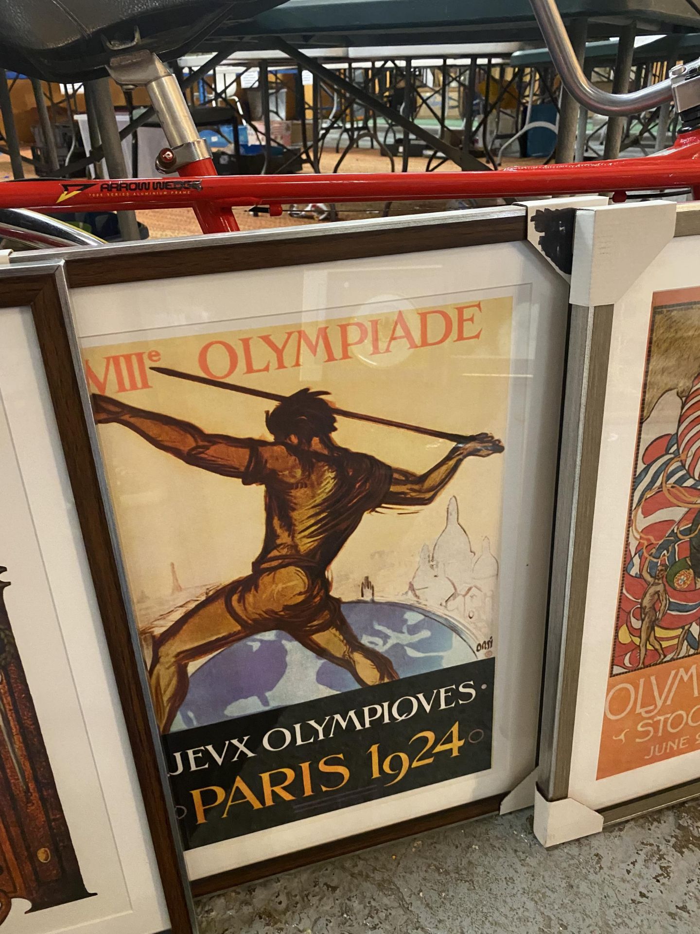 THREE FRAMED PRINTS DEPICTING OLYMPIC GAMES OF PAST YEARS TO INCLUDE LONDON 1908, STOCKHOLM 1912 AND - Image 3 of 4
