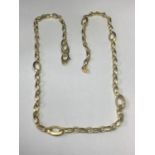 A 9 CARAT GOLD NECKLACE MARKED 375 LENGTH 60CM GROSS WEIGHT 15.5 GRAMS