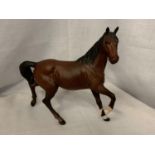 A BESWICK MATT BAY PRANCING HORSE