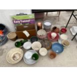 A LARGE ASSORTMENT OF VARIOUS PLANTERS AND PLANT POTS