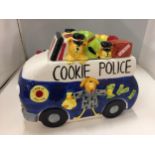 A RAYWARE LARGE COOKIE JAR DEPICTING THE 'COOKIE POLICE'