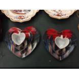 TWO HEART SHAPED TRIOS ENTITLED ESPECIALLY FOR YOU BY BENT KRUGER JENSEN