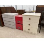 TWO BEDROOM CHESTS AND FILING CABINET