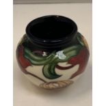 A MOORCROFT ANNA LILY VASE 3 INCHES TALL