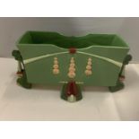 AN ART DECO GREEN PLANTER