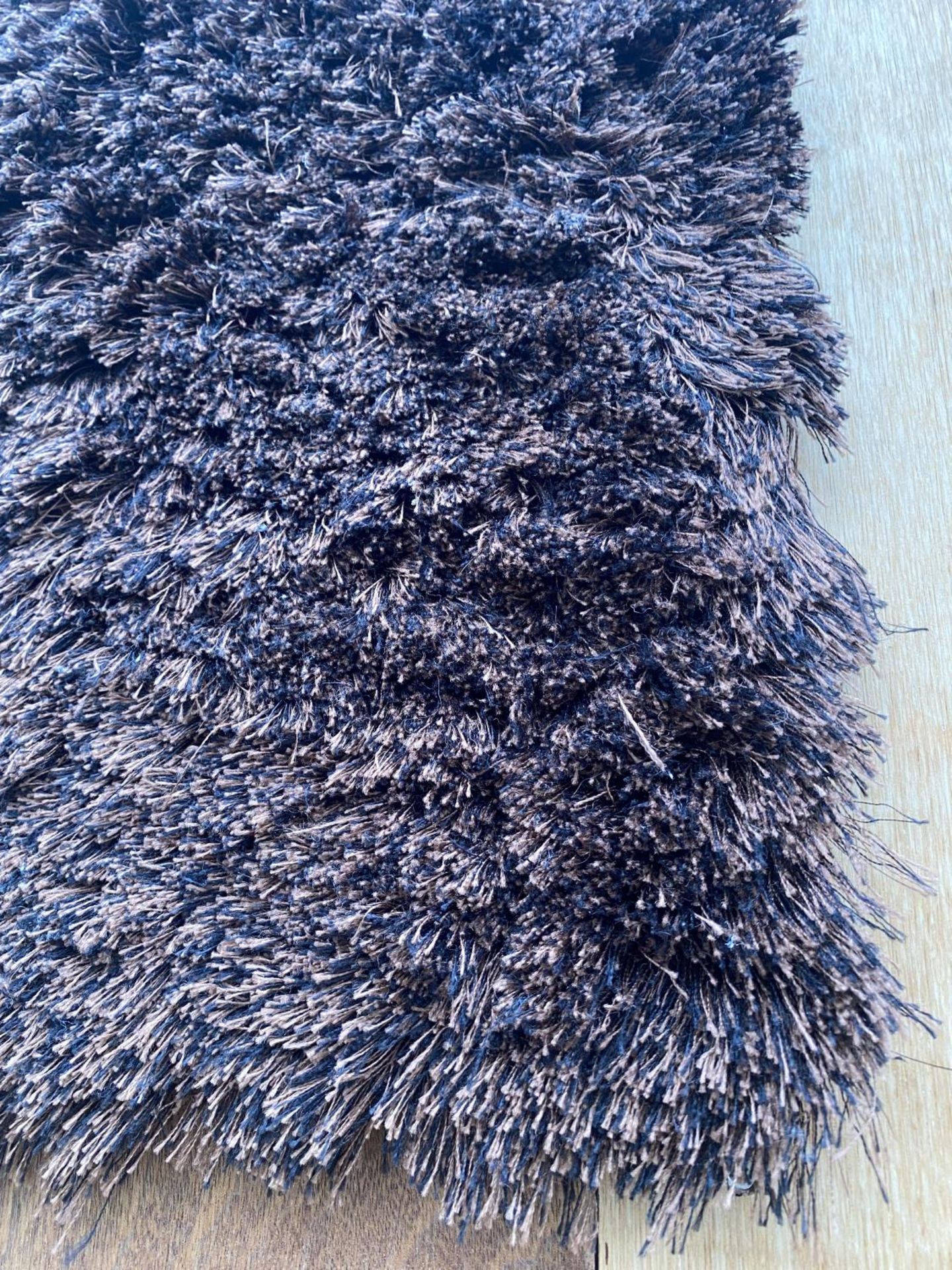 A MODERN BROWN RUG - Image 2 of 2