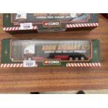 A CORGI EDDIE STOBART LTD ERF CURTAINSIDE TRAILER 59502