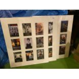 THREE MOUNTED PICTURES INCLUDING FILMS, ROCK STARS AND SPIDERMAN