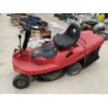 A EUROTWIN RIDE ON PETROL LAWN MOWER