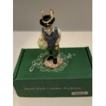 A BOXED LIMITED EDITION BESWICK COLOURWAY GARDENER RABBIT 1/2000