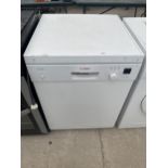 A WHITE BOSCH CLASSIXX DISHWASHER