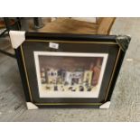 A FRAMED LIMITED EDITION SIGNED FRANCES LENNON PRINT ENTITLED THE PICTUREDROME 27/850