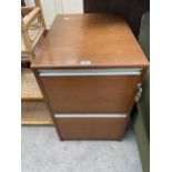 A MODERN TWO DRAWER FILING CABINET