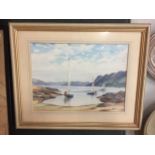 A WATER COLOUR PAINTING SIGNED D E BAILEY ISLE OF SKYE