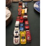 A COLLECTION OF CORGI CARS