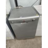 A SILVER HOOVER DISHWASHER