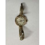 A 9 CARAT GOLD WRIST WATCH GROSS WEIGHT 13.8 GRAMS