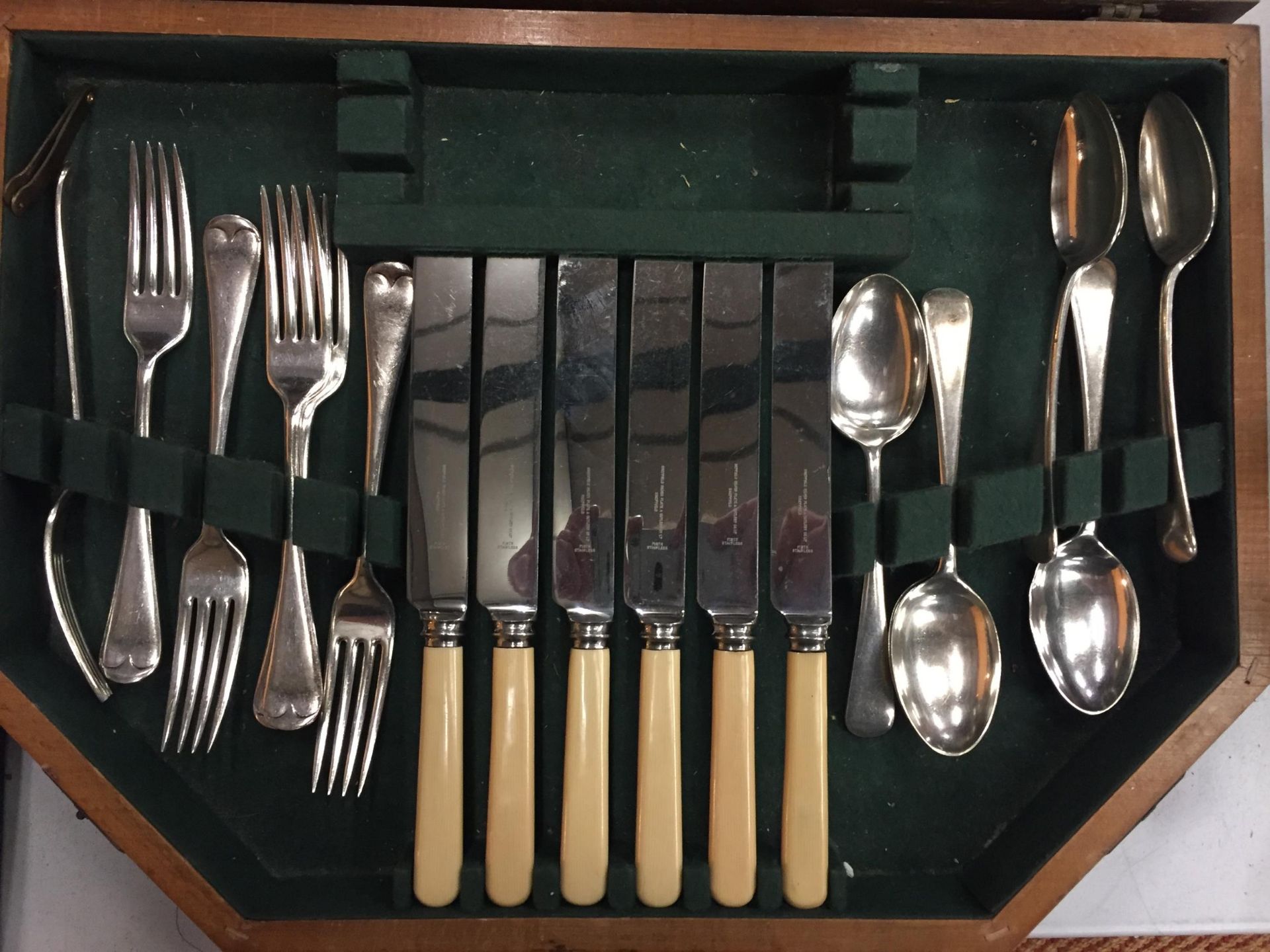 TWO BOXED SETS OF FLATWARE - Image 3 of 5