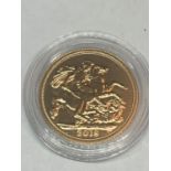 A 2018 GOLD SOVEREIGN