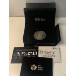 A THE ROYAL MINT ST. GEORGE AND THE DRAGON 250GM FINE SILVER MEDAL LIMITED EDITION OF 500 WITH