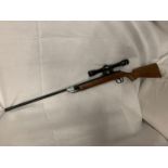 A DIANA AIR RIFLE WITH SCOPE