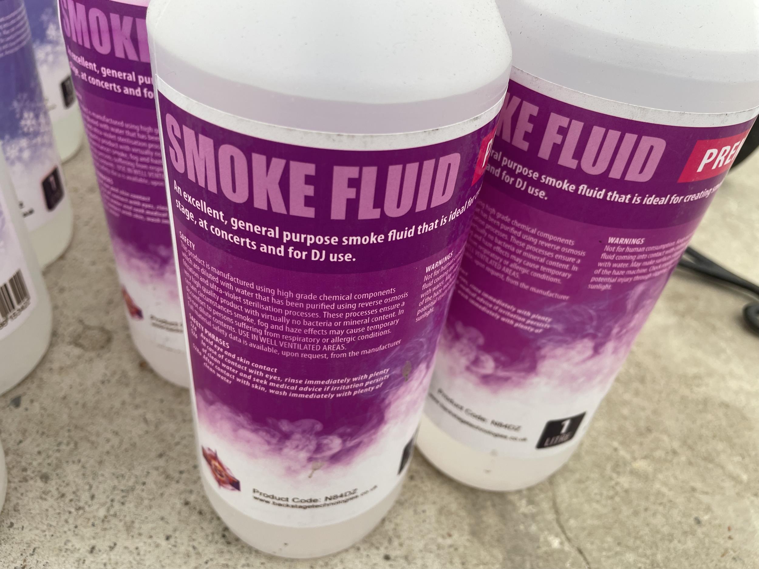 A GROUP OF 15 BOTTLES OF PREMIUM SMOKE MACHINE FLUID - Image 2 of 2