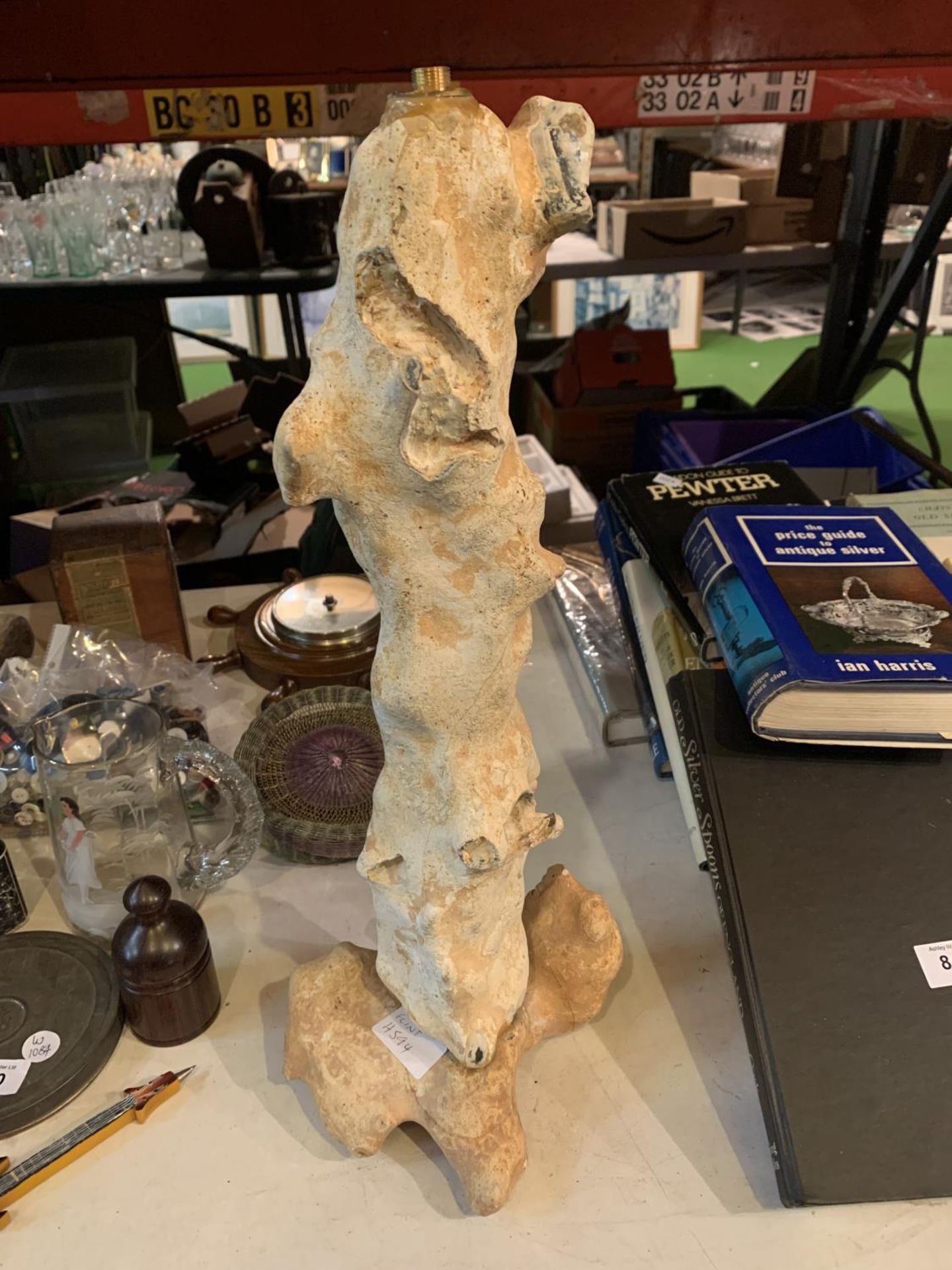 A PIECE OF RECLAIMED FLINT