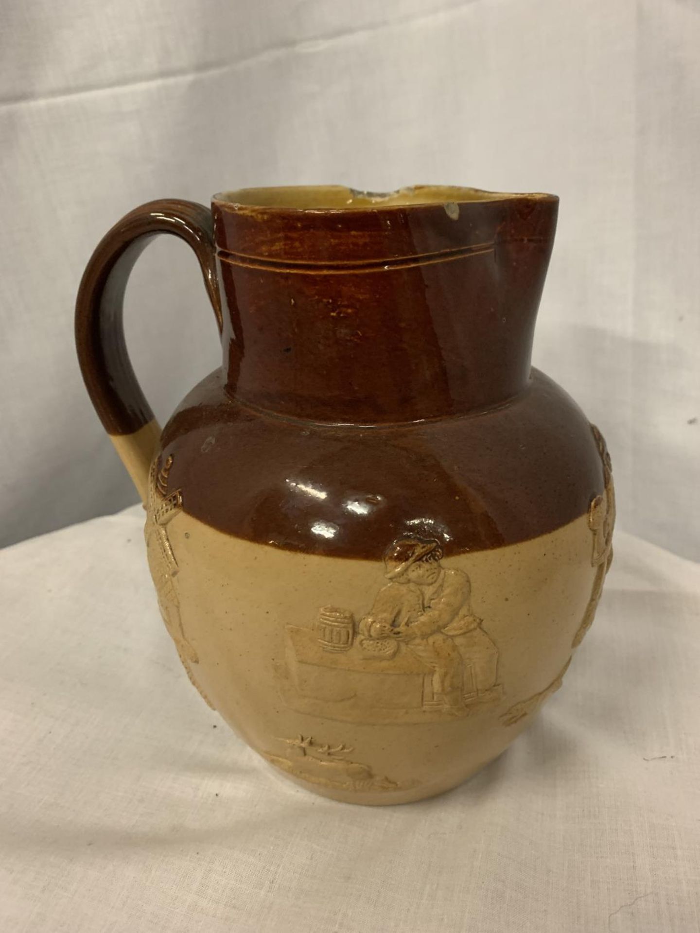 A ROYAL DOULTON STONEWARE JUG - Image 2 of 6