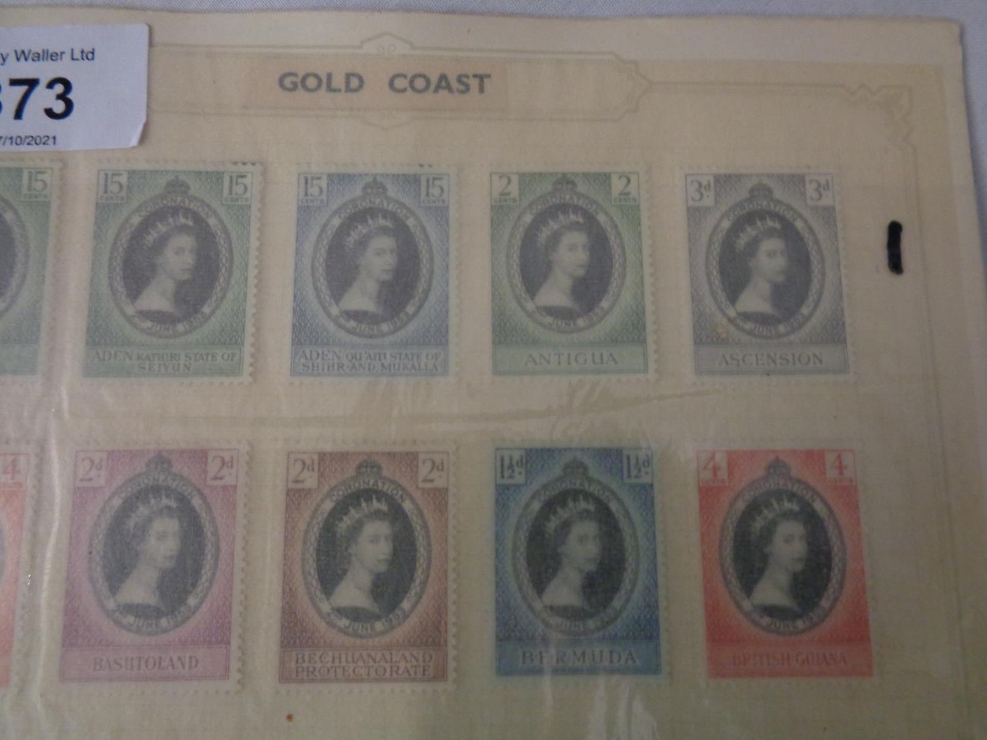 BRITISH COMMONWEALTH STAMPS , 1953 QE11 , CORONATION , A SELECTION OF 61 CROWN COLONY ISSUES , - Image 2 of 2
