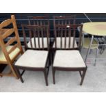 FOUR STAG DINING CHAIRS