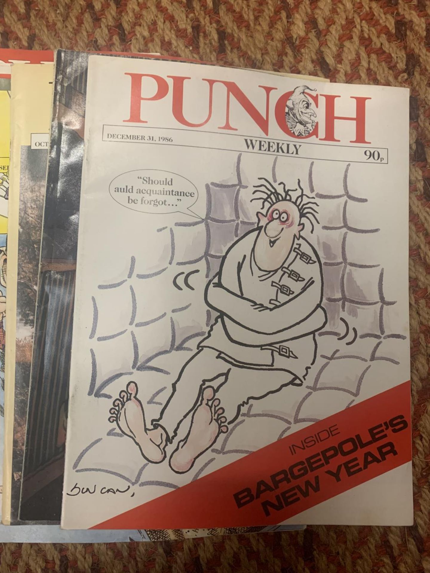 A QUANTITY OF 1980'S PUNCH MAGAZINES PLUS TWO PUNCH CARTOONS HISTORY MAGAZINES - Image 3 of 5