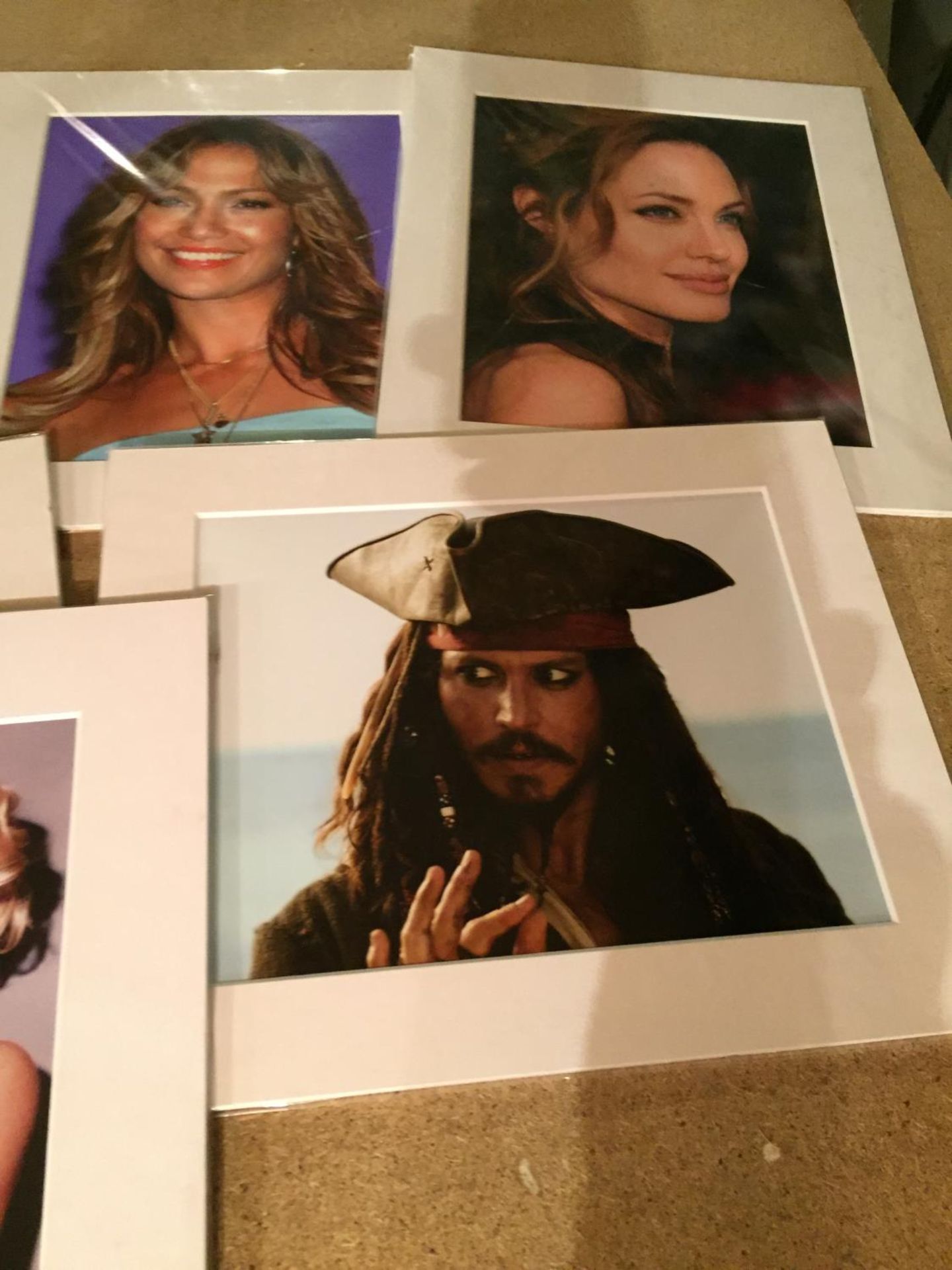 FIVE MOUNTED MOVIE STILLS TO INSCLUDE JOHNNY DEPP, SYLVESTER STALLONE, MADONNA, ETC - Image 2 of 3