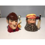 TWO LIMITED EDITION ROYAL DOULTON TOBY JUGS 'W.G.GRACE' AND 'THE SLEUTH'