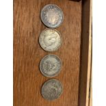 FOUR SHILLINGS - 1834, 1922, 1935 AND 1946