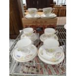 A BOXED 18 PIECE MARLBOROUGH TEA SET