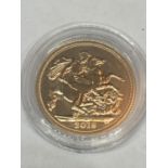 A 2018 GOLD SOVEREIGN