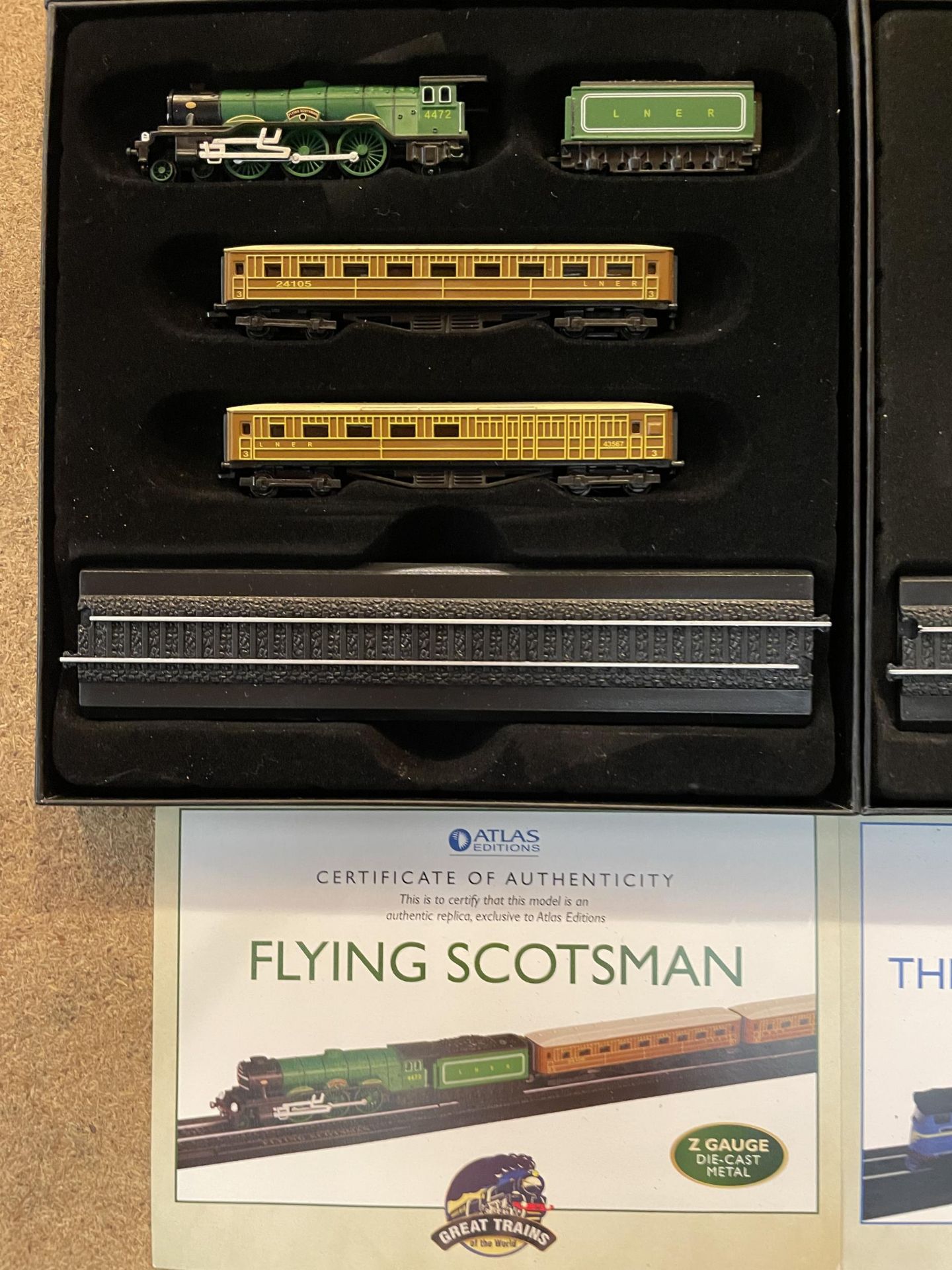 TWO MINI TRAINS SCALE 1/220 TO INCLUDE THE TRANS-SIBERIAN EXPRESS AND THE FLYING SCOTSMAN - Image 2 of 3