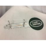 A LAND ROVER CHROME KEY HOLDER