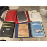 AN ASSORTMENT OF CAR MANUALS TO INCLUDE AUSTIN MONTEGO, FORD ESCORT ETC