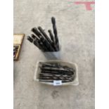 A LARGE ASSORTMENT OF DRILL BITS