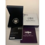 A UK 2015 THE LONGEST REIGNING MONARCH £5 SILVER PROOF PIEDFORT COIN WITH CERTIFICATE OF